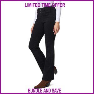 High Rise Bootcut Jeans with Power Stretch, 32" Inseam, Size 0-17